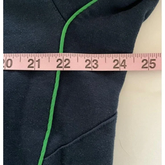 VTG Y2K Umbro Ireland Football Training Track Jacket L Navy 1/4 Zip FAI Eircom - Picture 8 of 10